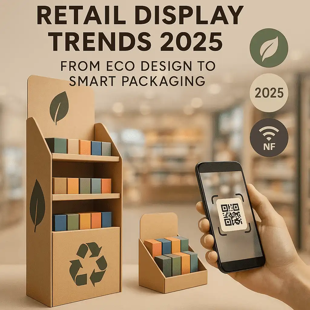 Retail Display Trends 2025: From Eco Design to Smart Packaging